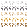 100Pcs 5 Colors Zinc Alloy Lobster Claw Clasps FIND-GA0008-18-1