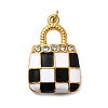 304 Stainless Steel Enamel Pendants STAS-B097-11G-1
