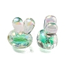 UV Plating Rainbow Iridescent Acrylic Beads X1-PACR-E001-05B-2