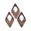 Walnut Wood Pendants FIND-Z050-02B-1