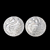 Natural White Shell Carved Cabochons SHEL-G024-03C-1
