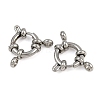 304 Stainless Steel Spring Ring Clasps STAS-B095-03P-01-2