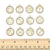 24Pcs 12 Styles Zinc Alloy Crystal Rhinestone Pendants FIND-FS0004-40-5