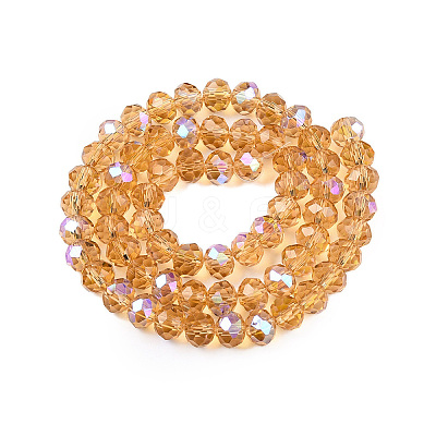Electroplate Glass Beads Strands EGLA-A044-T8mm-L23-1