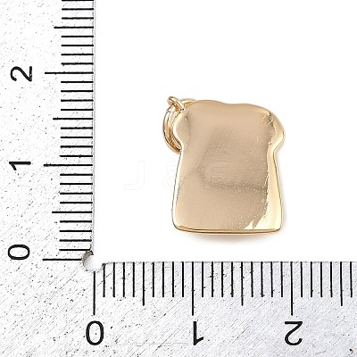 Brass Rhinestone Charms KK-B145-02G-06-1