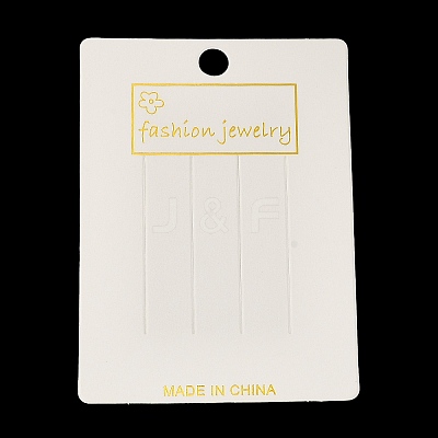 Gold Stamping Cardboard Hair Clip Display Cards CDIS-M005-15-1
