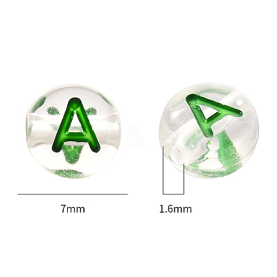 Transparent Clear Acrylic Beads MACR-YW0001-23G-1