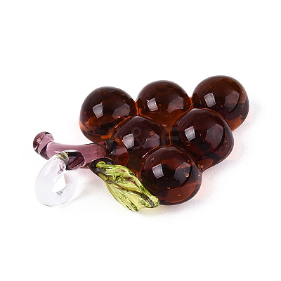 Handmade Lampwork Pendants LAMP-N034-16D-1