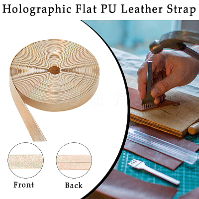 4.6~5M Laser Flat Imitation Leather Cord LC-GF0001-06B-01-1