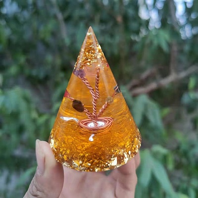Orgonite Pyramid Resin Energy Generators PW-WG906B0-02-1