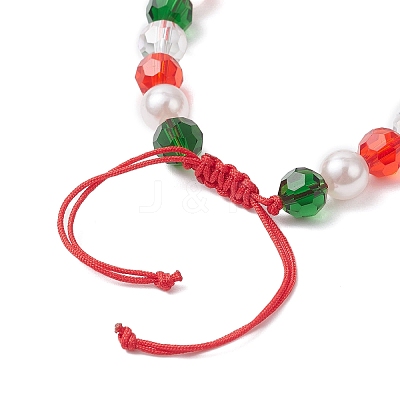 Glass Bracelets BJEW-JB12438-01-1