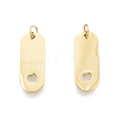 Ion Plating(IP) 304 Stainless Steel Pendants STAS-T060-34G-1