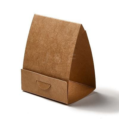Rectangle Foldable Kraft Paper Jewelry Display Cards LS-EDIS-E011-01C-1