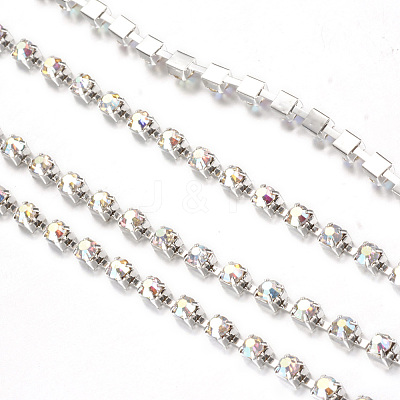 Iron Rhinestone Strass Chains CHC-T002-SS8-02S-1-1
