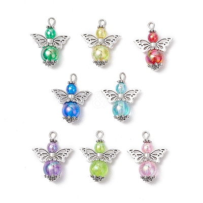 Transparent Acrylic Pendants PALLOY-JF03574-03-1
