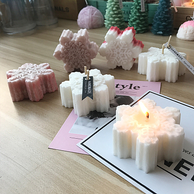 Christmas Theme DIY Candle Food Grade Silicone Molds CAND-PW0005-007-1