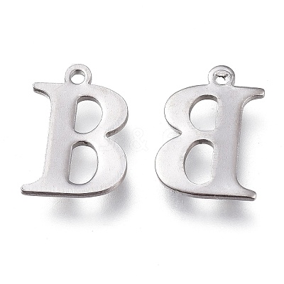 Tarnish Resistant 304 Stainless Steel Charms STAS-H112-B-P-1