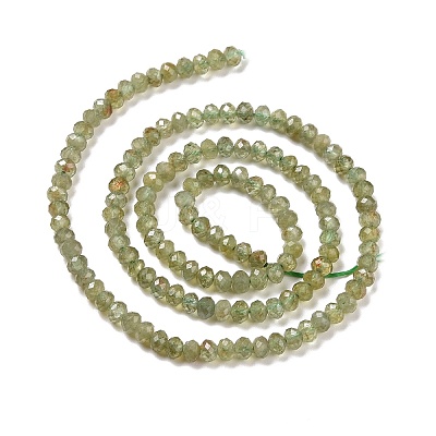 Natural Green Apatite Beads Strands G-E194-04-1