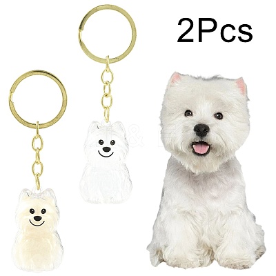 Iron Plastic Keychains KEYC-FZC0001-001D-G-1