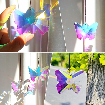 1Pcs K9 Glass Suncatchers Pendants FIND-BBC0003-90A-1
