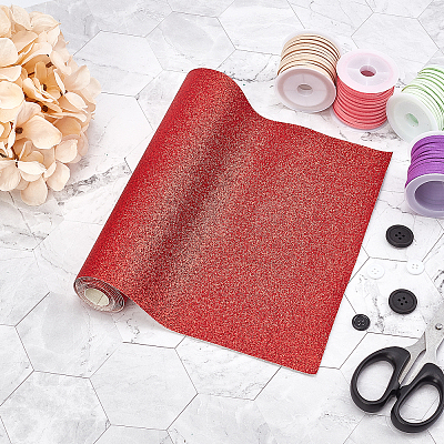 Sparkle PU Leather Fabric AJEW-GF0001-53B-1