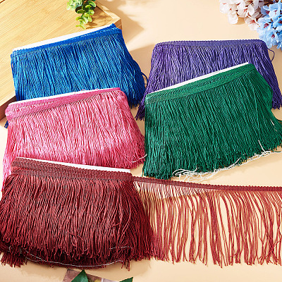 Polyester Tassel Ribbons OCOR-TAC0018-02A-1