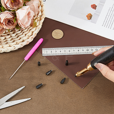 Brass & Steel Head Leather Hole Punches AJEW-CL0002-67-1