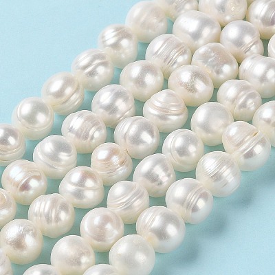 Natural Cultured Freshwater Pearl Beads Strands PEAR-E018-01-1