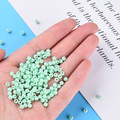 Opaque Acrylic Beads MACR-S371-11-I04-1
