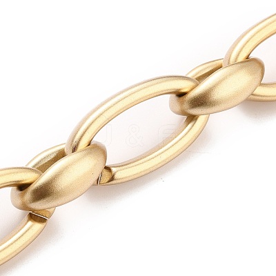 Handmade Opaque Spray Painted Acrylic Cable Chains AJEW-JB00798-01-1