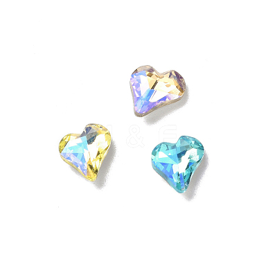 Glass Rhinestone Cabochons RGLA-J017-A-MO-1