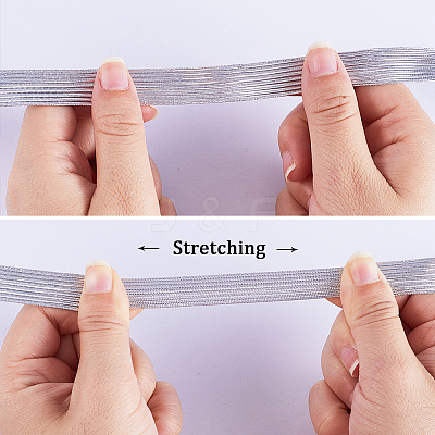 24 Yards Flat Nylon Elastic Cord/Band EC-GF0001-36A-01-1