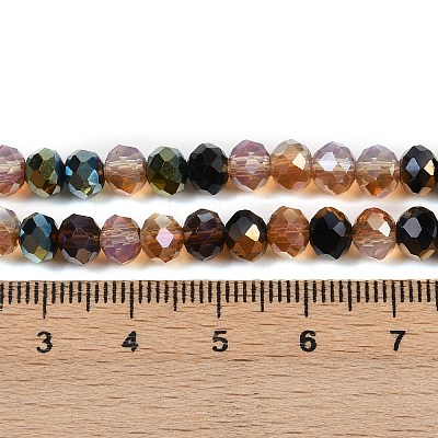 Electroplate Glass Beads Strands EGLA-B011-06A-6x5mm-1