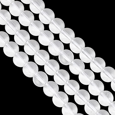 2 Strands Synthetic Quartz Crystal Beads Strands G-GO0001-28A-1