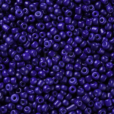 Baking Paint Glass Seed Beads SEED-US0003-3mm-K6-1