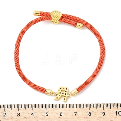 Adjustable Nylon Cord Bracelets X-BJEW-C096-01G-18-1