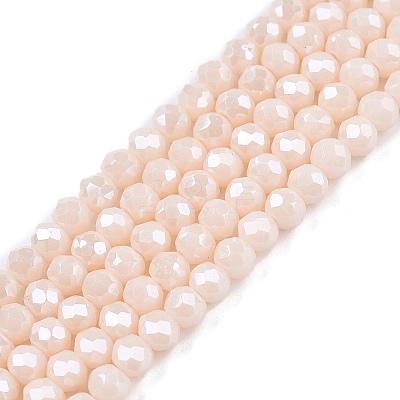 Electroplate Glass Beads Strands EGLA-A044-P3mm-A05-1