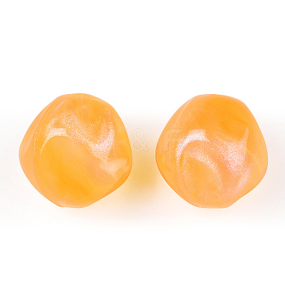 Opaque Acrylic Beads OACR-E014-16A-1