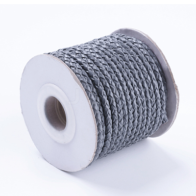 Round Braided Cowhide Cords WL-L009-01K-1