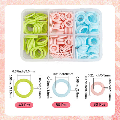 Plastic Round Rings FIND-CP0003-12B-1