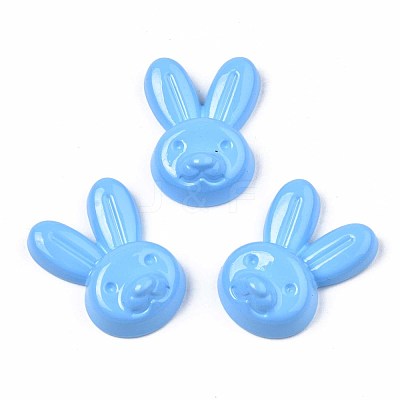 Spray Painted Acrylic Beads ACRP-S679-32-1