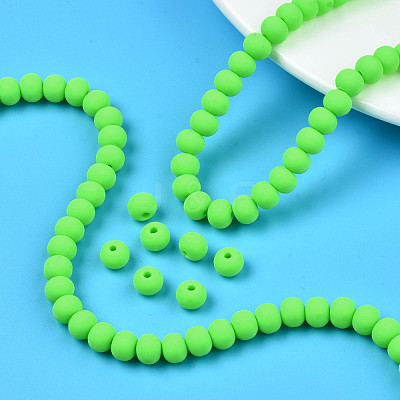 Handmade Polymer Clay Beads Strands CLAY-N008-053-07-1
