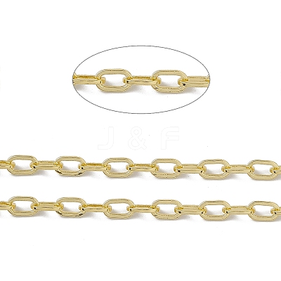 Brass Paperclip Chains CHC-P010-11G-1
