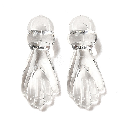 Transparent Acrylic Pendants TACR-G048-03A-1