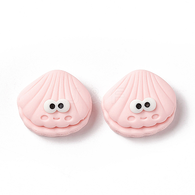 Opaque Resin Cabochons LS-RESI-G036-F07-1