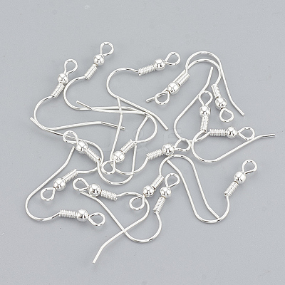 304 Stainless Steel Earring Hooks X-STAS-T031-17S-1