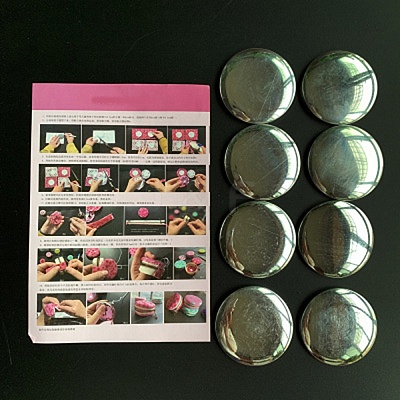 8Pcs Aluminium Macaron Bag Button PW23102802376-1