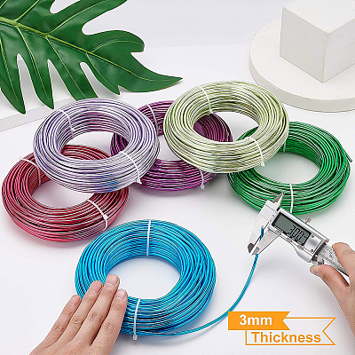 Round Anodized Aluminum Wire AW-BC0007-3.0mm-26-1