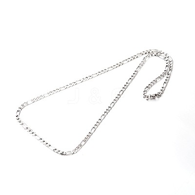 Tarnish Resistant 304 Stainless Steel Figaro Chains Necklaces LS-NJEW-O051-01-1
