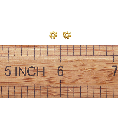 Alloy Daisy Spacer Beads PALLOY-TA0001-07G-1